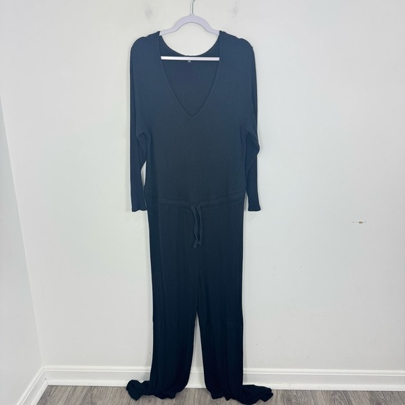 Beyond Yoga So Chic Jumpsuit Ribbed Black Size 2X - Picture 6 of 11